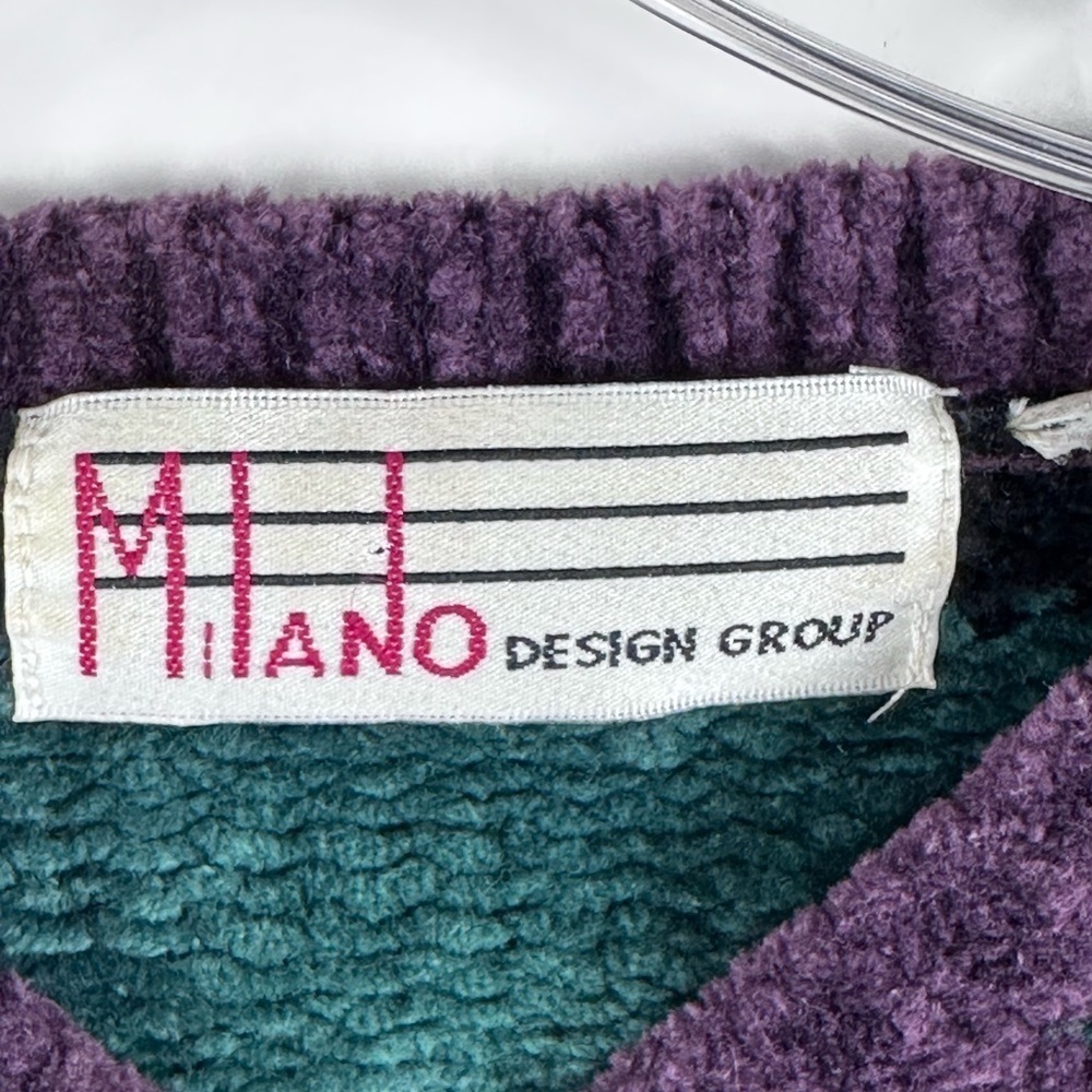 Women's Vintage Striped Silky Feel Sweater - Picture 2 of 7